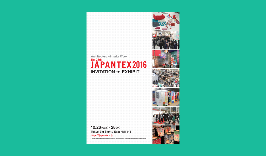 JAPANTEX 2016 Brochure to exhibit
